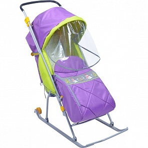 Санки детские Тимка Люкс, цвет - Лаванда (Ника, ТЛ ЛАВАНДАsim)